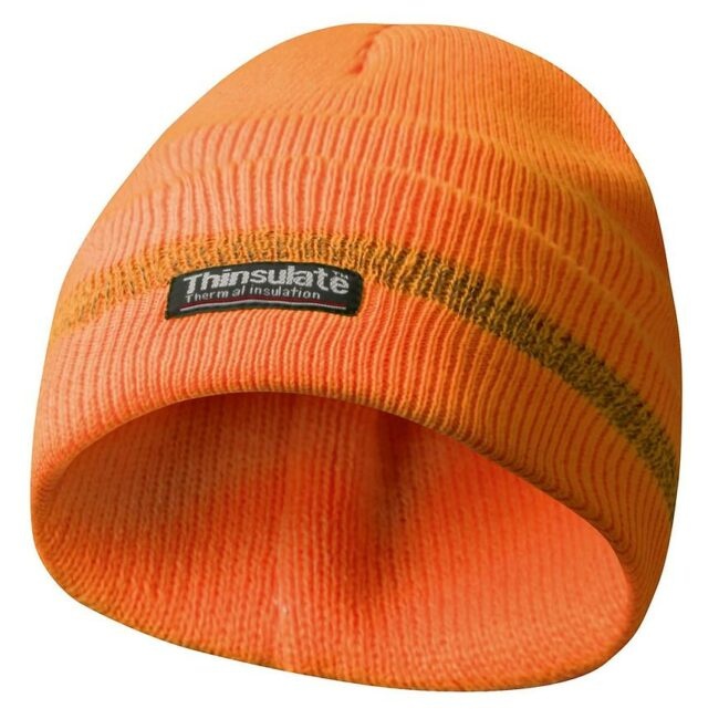 Reflexní čepice oranžová