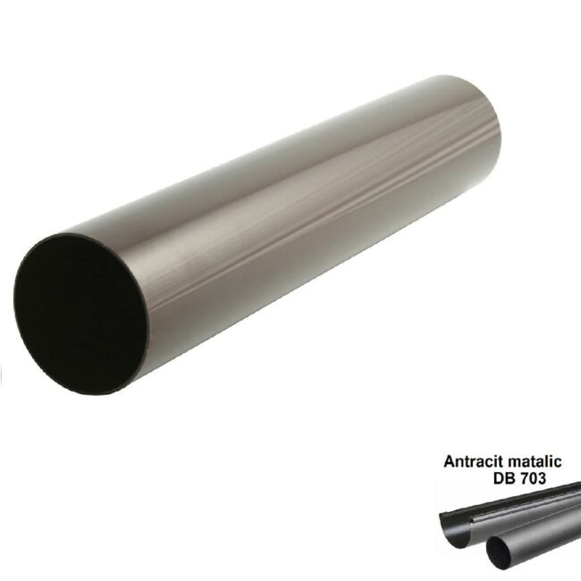 Svodová trubka antracit-metalic 105 mm/1 mb