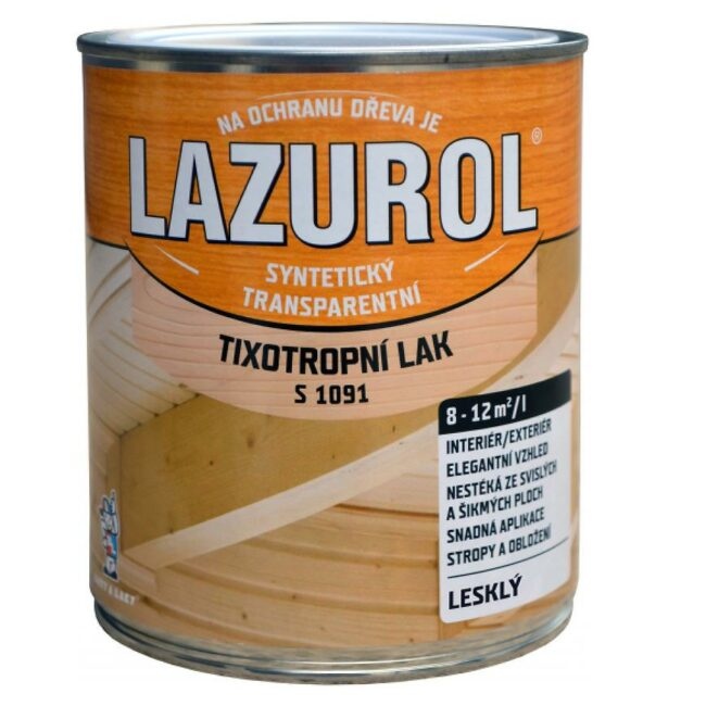 Lazurol S1091 tixotropní lak lesk 0