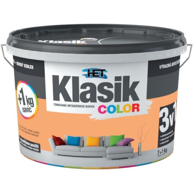 Het Klasik Color 0777 meruňkový 7+1kg